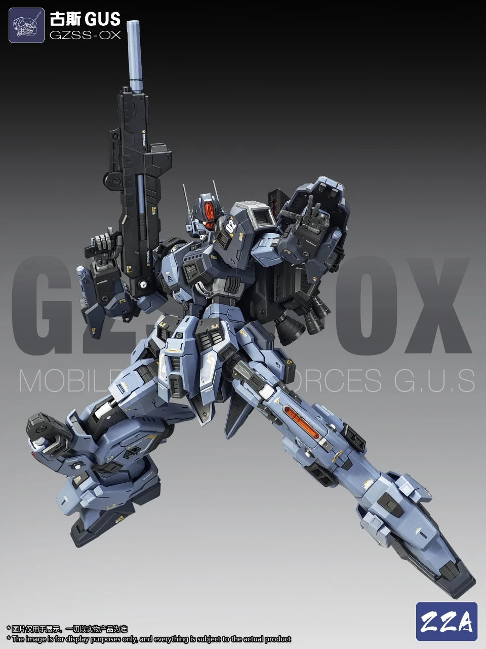 1/100 ZZZA GUS GZSS-OX Series Action Figure Mecha Warrior High Detail Detachable Assembly Model Collectible Toy Christmas Gifts