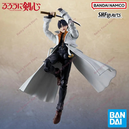 Bandai S.H.Figuarts Rurouni Kenshin Aoshi Shinomori 165mm PVC Model
