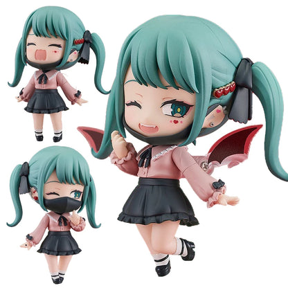10cm #2239 Hatsune Miku Anime Figure Kawaii The Vampire Hatsune Miku Action Figure Room Decorations PVC Collection Model Toys