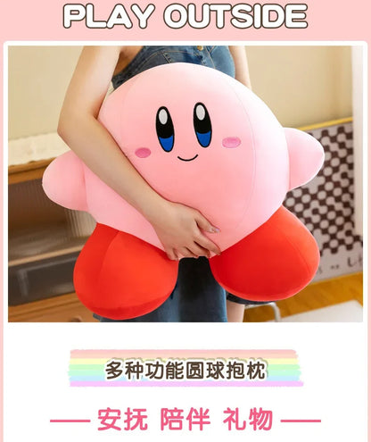 50cm Big Size Star Kirby Anime Plush Stuffed Doll Pink Plushies Room Decoration Kawaii Peluche Pillow Children's Holiday Gift