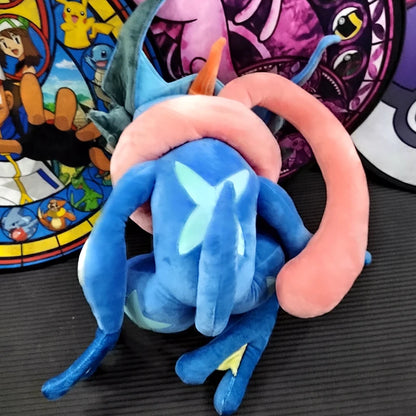 70cm Pokemon Lucario Large Plush Toys Greninja Zeraora Cinderace Glaceon Stuffed Giant Pokémon Eevee Anime Kids Christmas Gift