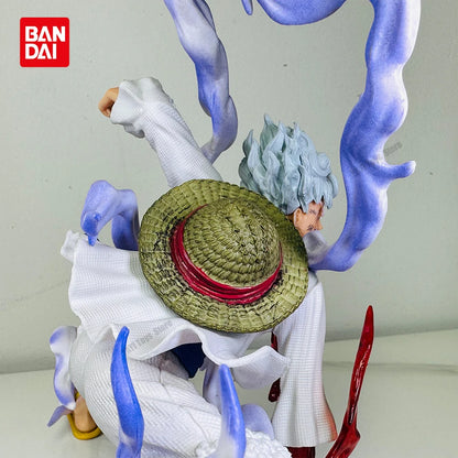 Hot One Piece Anime Figures Nika Luffy Gear 5th Action Figure Gear 5 Sun God Pvc Figurine Statue Model Decoration Doll Toys