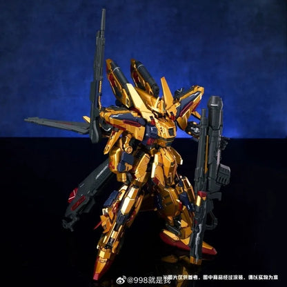 【IN STOCK】SHENMA Model MG Golden Samurai Full Armor Form Alloy Frame Assembly Model Kit Anime Mecha Action Figure Collectible