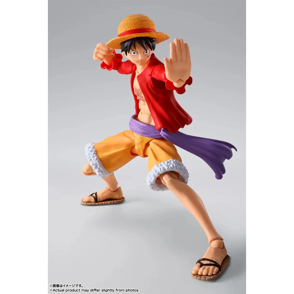 Bandai In Stock Original Shfiguarts Anime One Piece The Raid On Onigashima Monkey D Luffy Figure Model Boxed Toys Gift Genuine
