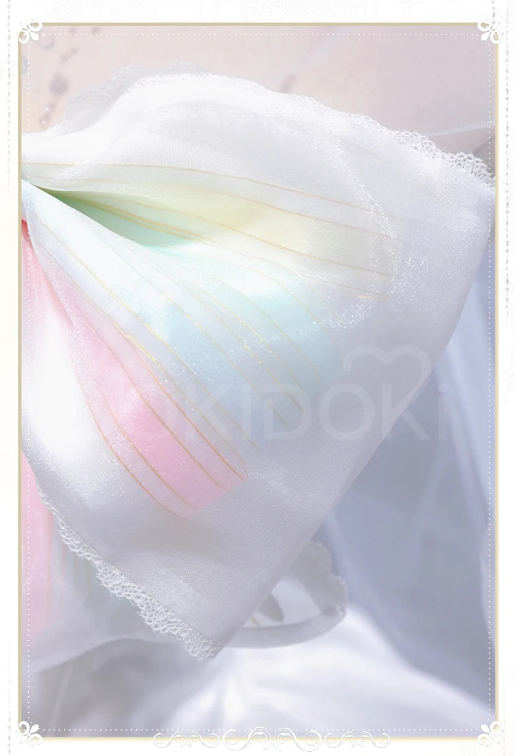 Hinamori Amu Cosplay Costume Anime Shugo Chara Cosplay DokiDoki-R Women Angel White Wedding Dress Hinamori Amu Costume Halloween