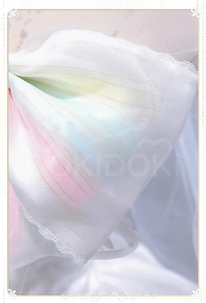 Hinamori Amu Cosplay Costume Anime Shugo Chara Cosplay DokiDoki-R Women Angel White Wedding Dress Hinamori Amu Costume Halloween