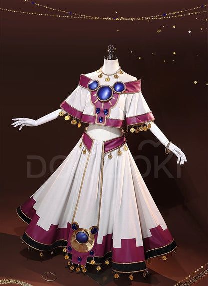 Kinomoto Sakura Cosplay Costume Anime Card Captor Sakura DokiDoki-R Women White Dress Sakura Cosplay Costume Halloween