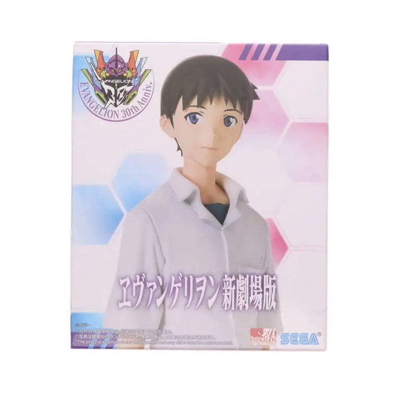 Bandai Evangelion Shinji Ikari Kaworu Nagisa Ayanami Rei 14CM PVC Model