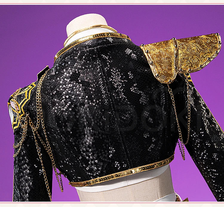 【Last Batch】IN STOCK Zoeyy Miraa Rumii Cosplay Costume【XS-3XL】DokiDoki-N Golden Costume Zoeyy Miraa Rumii Cosplay Plus Size