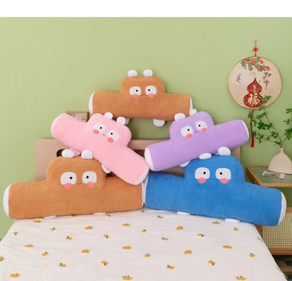 New Cute Car Cushion Office Seat Lumbar Support Creative Sofa Pillow Multifunctional Foot Cushion Nap Pillow