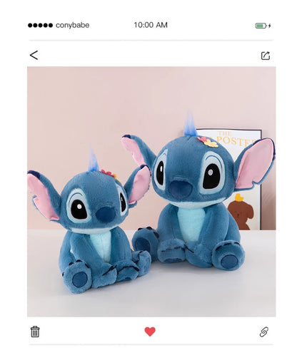Disney 70cm Large Size Lilo&Stitch Plush Stuffed Doll Cartoon Animal Sleeping  Pillow Room Decoration Softmaterial Toy for Gift