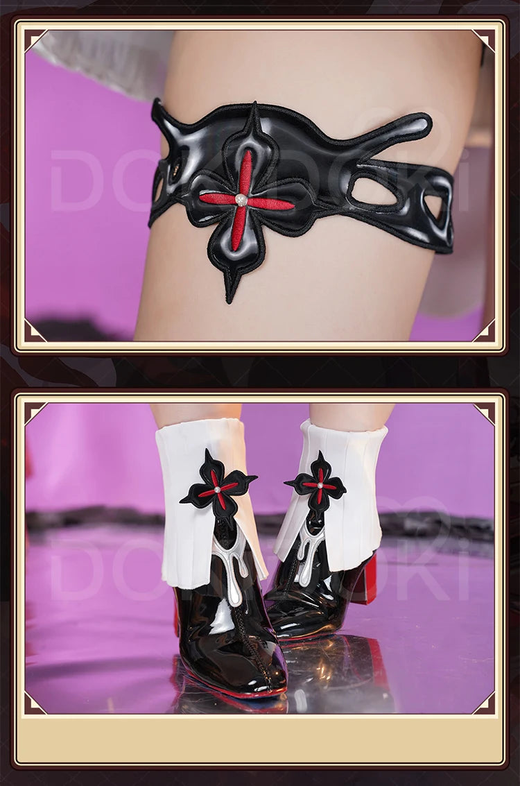 Evernight Cosplay Costume Game Honkai: Star Rail DokiDoki-R HSR March 7th SP Halloween Evernight Cosplay Costume Amphoreus