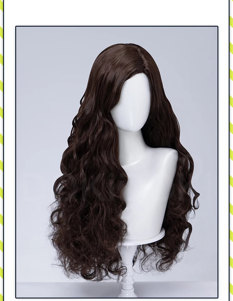 Glinda Elphaba Cosplay Wig Anime Wicked DokiDoki Front Lace Wig Golden Long 60cm Hair Glinda Cosplay Elphaba Hat Free Cap