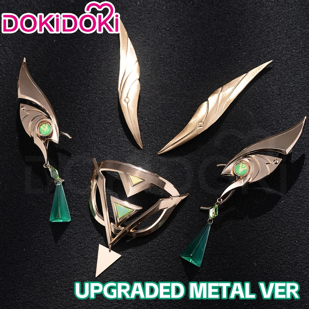 IN STOCK Nefer Headwear Cosplay Accessories Game Genshin Impact DokiDoki Metal Headdress Song of the Welkin Moon Nefer Headwear