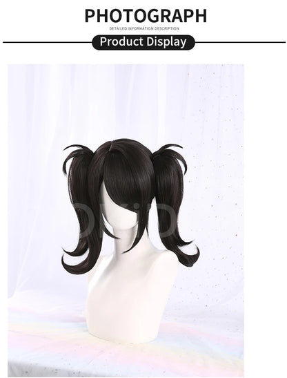 IN STOCK KAngel / Ame-chan Cospaly Wig Game NEEDY GIRL OVERDOSE Cosplay DokiDoki Halloween NEEDY GIRL OVERDOSE Cute Wig Free Cap