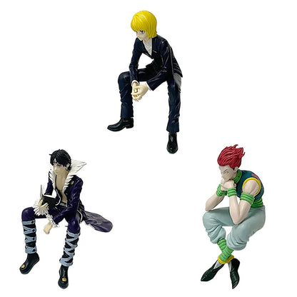 14cm Hunter×Hunter Anime Figure Phantom Troupe Hisoka Action Figure Noodle Stopper Room Decoration Noodle Stopper PVC Model Toys