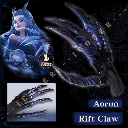 Anime Movies Nezha 2 Ao Run Cosplay Weapons Nail Props Rift Claw Tearing Space Prop Nezha Mo Tong Nao Hai Halloween Party Gifts