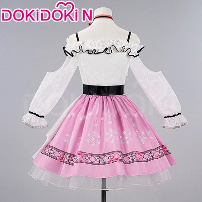 IN STOCK Nikki Cosplay Costume Game Infinity Nikki【S-3XL】DokiDoki-N Women Pink Blue Dress Nikki Cosplay Plus Size