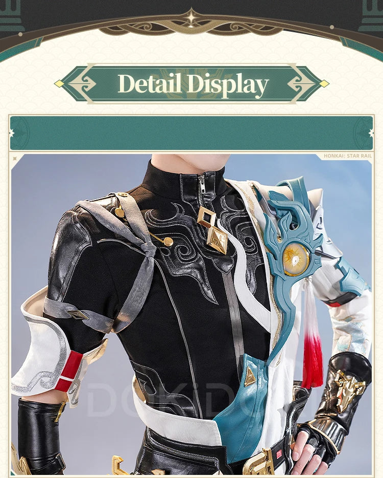 Dan Heng IL Permansor Terrae Cosplay Costume Game Honkai: Star Rail【S-2XL】DokiDoki-SR Danheng Tail Halloween Cosplay Plus Size