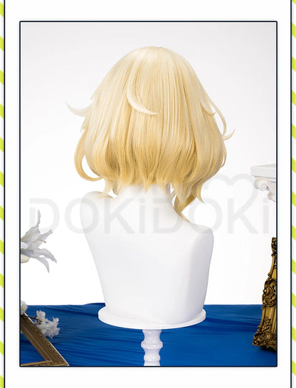 IN STOCK Aglaea Cosplay Costume Game Honkai: Star Rail DokiDoki-SR HSR Women Golden Gorgeous Dress Aglaea Halloween Wig