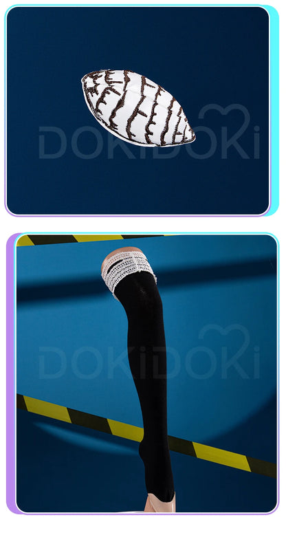 Mikuu Shiiee Cosplay Costume DokiDoki-R Mikku Women Sexy Black Dress Mikuu Shiiee Cosplay Halloween Costume