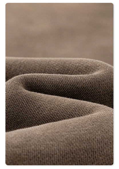 ZODF Retro Winter Monkey Washed Fleece Pants For Men Unisex Washed High Street 332gsm Warm Oversized Straight Trousers HY0892