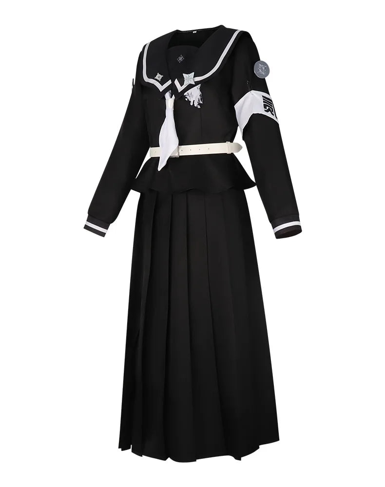 iCoser The Hundred Line Hiruko Shizuhara Cosplay Costume Wig Battle Uniform Last Defense Academy Halloween Party for Women Girls