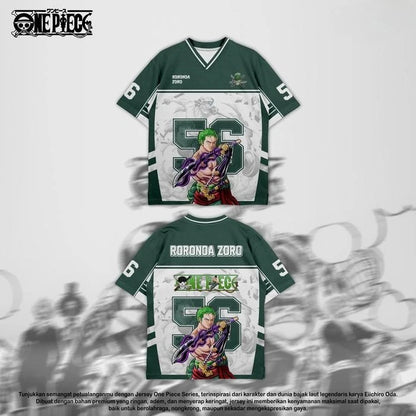 Jersey One Piece Oversize Anime Y2k Korean Style Kpop Baseball Hockey T-shirt Fashion Streetwear Anime Daily Unisex Tops Tees