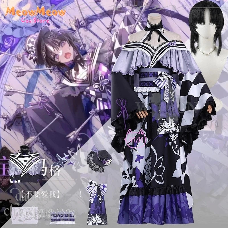 Mahou Shoujo No Majo Saiban Houshou Maago Cosplay Costume Polyester