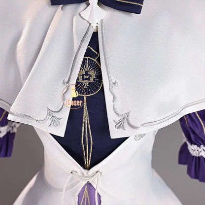 Wuthering Waves Cantarella Cosplay Costume Wig Dress Child Outfit Earrings Headwear Fisalia Family Halloween Party Women Girls