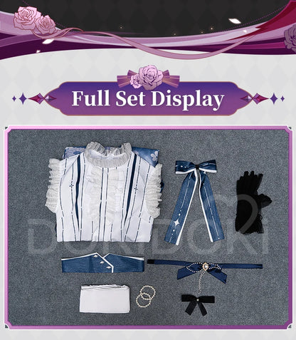 IN STOCK Nikki Cosplay Costume Game Infinity Nikki【S-3XL】DokiDoki-R Women Cute Lolita Dress Floral Memory Plus Size