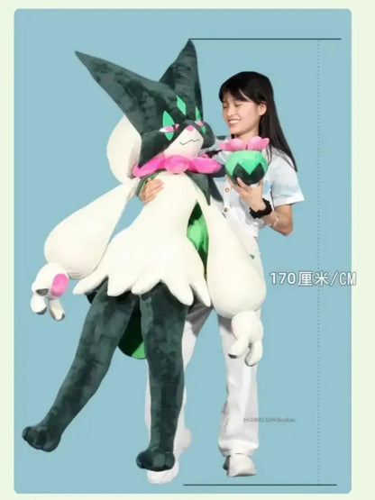 80/170cm Super Big Size Meowscarada Pokemon Anime Plush Stuffed Doll Kawaii Plushies Room Large Pillow Children's Holiday Gift