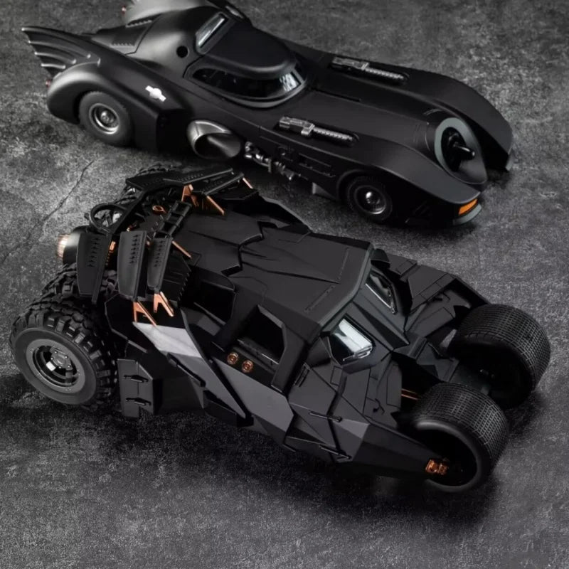 1:18 Batmobile Tumbler Alloy Metal Car Diecast Toy Vehicle Car Model Sound & Light Slide Spray Truck Toys For Kids  Gift Birthda