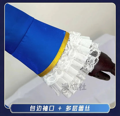 Honkai Star Rail Fate Saber Cosplay Costume Wig Dress Uniform Headwear Halloween Party for Women Girls Role Play Props Cos Gifts