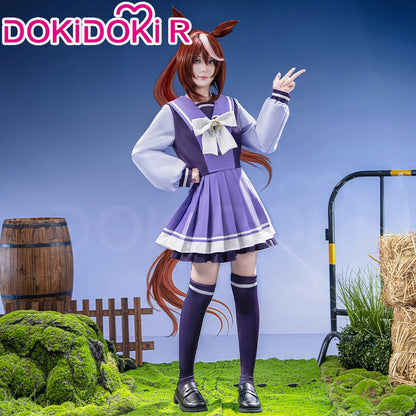 Tokai Teio Gold Ship Cosplay Costume Game【XS-2XL】DokiDoki-R Women School Uniform Cosplay Plus Size