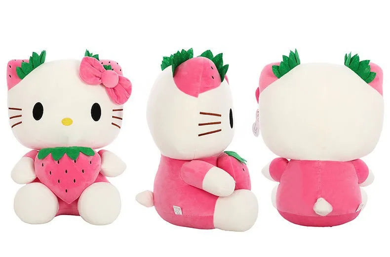 20-45cm Aoger Hello Kitty Plush Toys Anime Kawaii Pillow Doll Stuffed Animal Children Plushies Decoration Peluche Birthday Gift