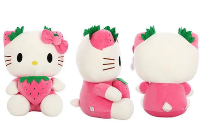 20-45cm Aoger Hello Kitty Plush Toys Anime Kawaii Pillow Doll Stuffed Animal Children Plushies Decoration Peluche Birthday Gift