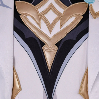 Genshin Impact Lumine Aether Costume Women Polyester Set
