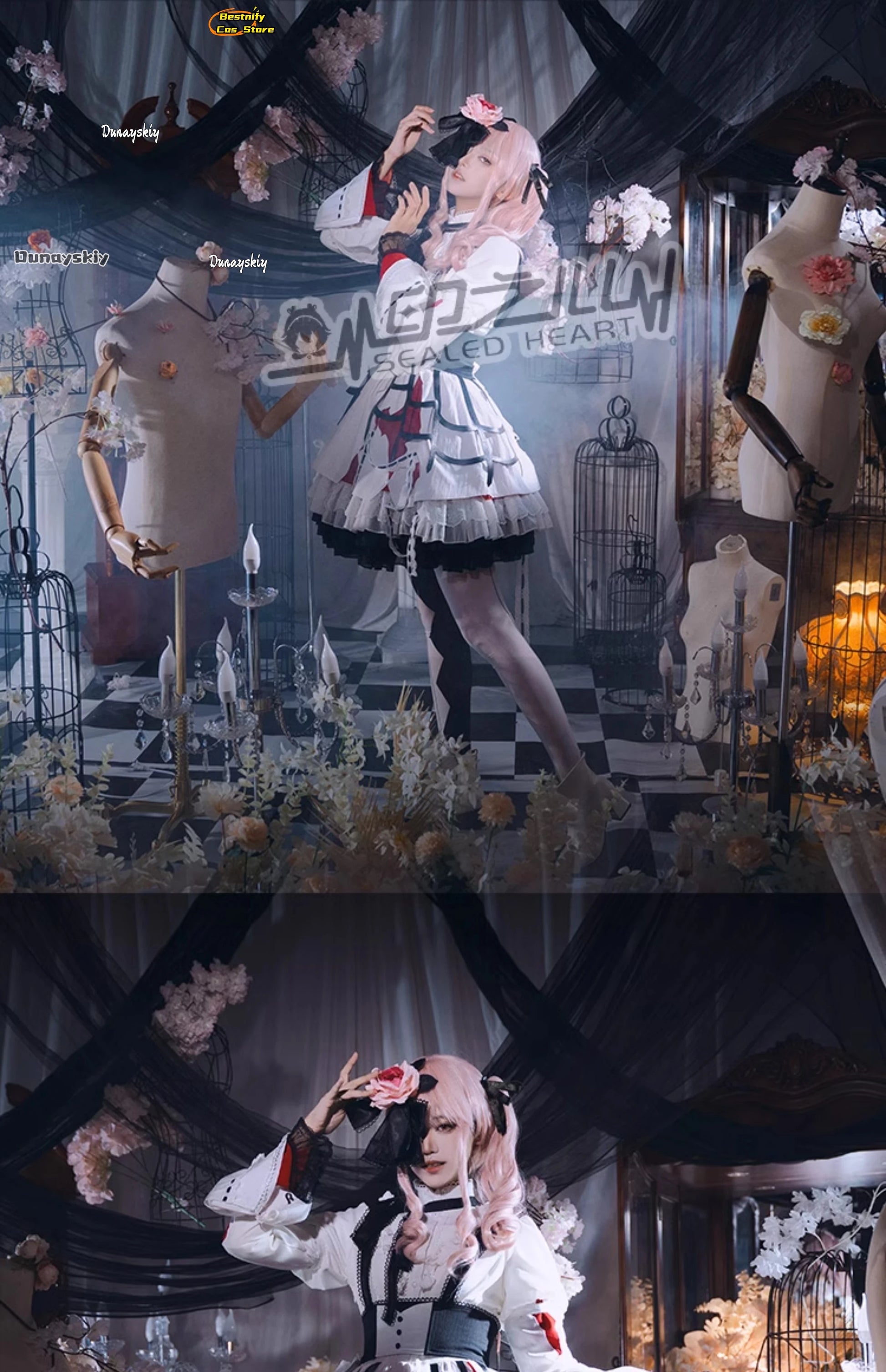 BProject Sekai Akiyama Mizuki Costume Set Polyester Women