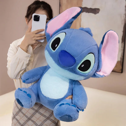 Big Size Stitch Plushies Stuffed Anime Lilo&Stitch Plush Toy Soft Fluffy Huggable Doll Throw Pillow Birthday Gifts Girl