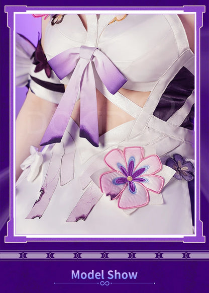 Castorice Cosplay Costume Game Honkai:Star Rail DokiDoki-R Women Castorice Purple Dress Cosplay HSR