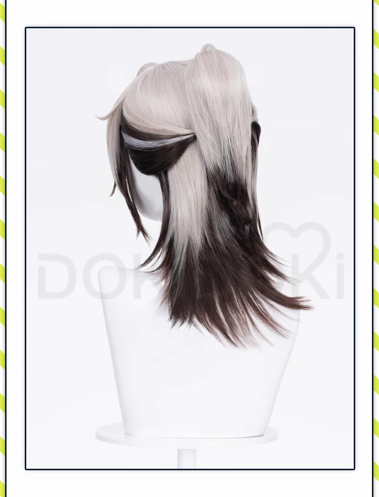 IN STOCK Rei Wig Game Nu: Carnival DokiDoki Men Long Hair Rei Cosplay High Heat Resistant Hair Free Wig Cap