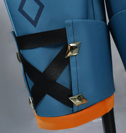 Genshin Impact Bennett Cosplay Costume Wig Adventures in Blazing Hue Uniform Headwear Mondstadt Halloween Party Women Men Props