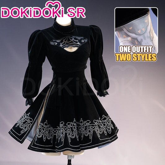 2B/2P Cosplay Costume Game Cosplay DokiDoki-SR Cosplay Female 2P Sexy Dress Costume Two Styles Women Cosplay Halloween