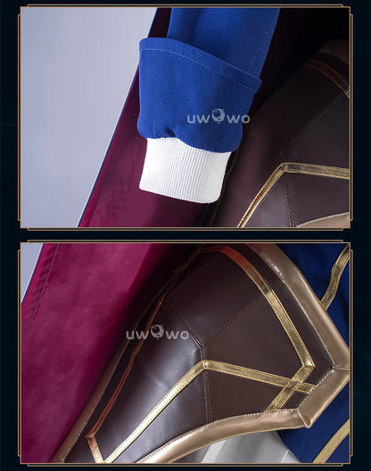 LAST BATCH UWOWO Caitlyn Cosplay Game LOL Caitlyn Arcane Commander Cosplay Costume With Cloak Hat Prop Halloween Costume