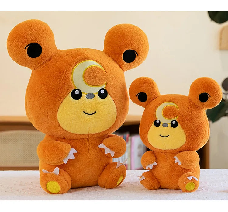 30/80cm Large Teddiursa Pokemon Plush Toys Anime Doll Cute Pillow Cartoon Giant Pokémon Plushie Stuffed Gift for Kids Christmas