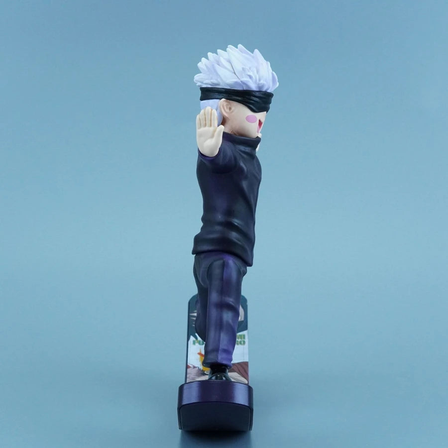 16.5cm Jujutsu Kaisen Anime Figure Rocking Trojan Gojou Satoru Action Figure Car Decorations PVC Adult Collection Model Doll Toy