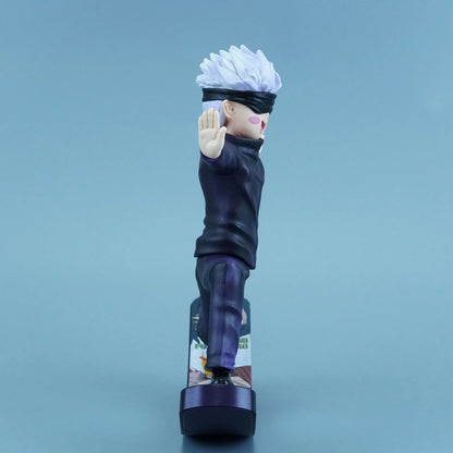 16.5cm Jujutsu Kaisen Anime Figure Rocking Trojan Gojou Satoru Action Figure Car Decorations PVC Adult Collection Model Doll Toy