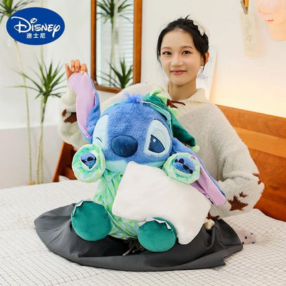 30/40/50cm Big Size Lilo & Stitch Pajamas Disney Anime Plush Stuffed Doll Kawaii Room Plushies Children's Pillow Holiday Gift