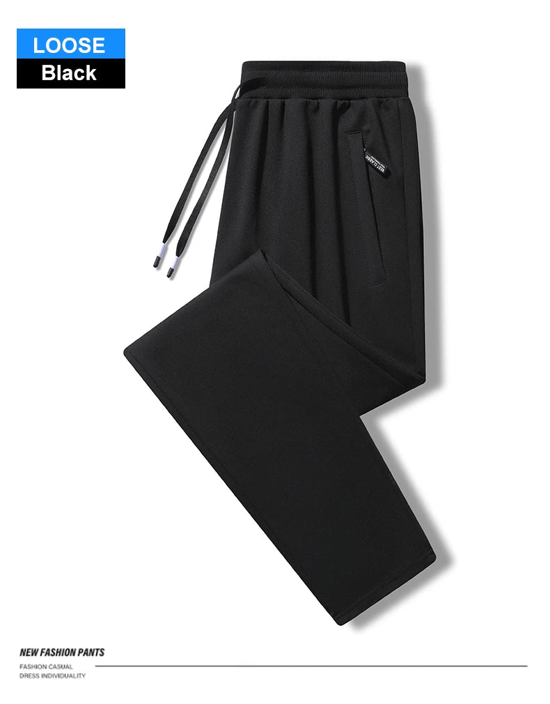 Chrlck Men’s Tight Sweatpants Straight Jogging Pants Casual Sport Running Trousers Spring Summer
